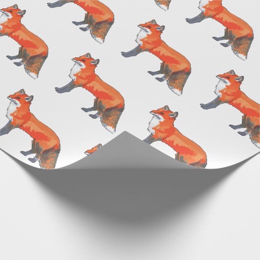 Red Fox Cadeaupapier (Hoek)