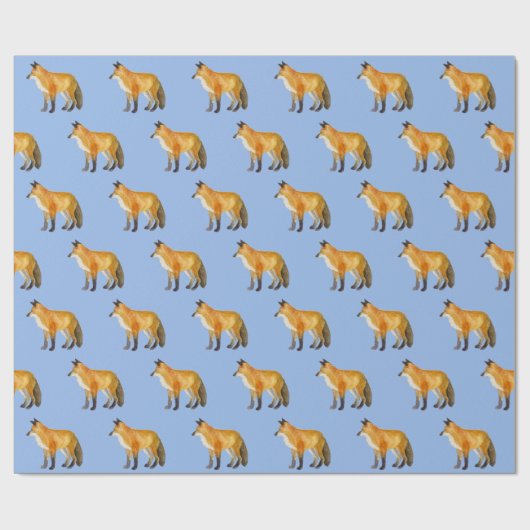 Red Fox Cadeaupapier (Vlak)