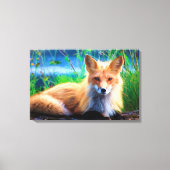 Red Fox Canvas Afdruk (Voorkant)