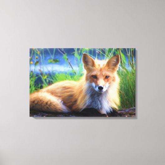 Red Fox Canvas Afdruk (Voorkant)