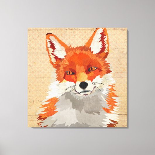 Red Fox Canvas Afdruk (Voorkant)