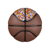 Red fox cartoon doodle aangepaste naam schattige d basketbal (Rechts)