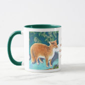 Red Fox "C'est ma planète aussi" Mug (Gauche)