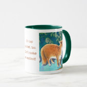 Red Fox "C'est ma planète aussi" Mug (Devant droit)