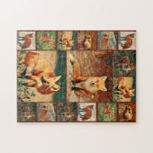 Red Fox Collage Legpuzzel (Horizontaal)