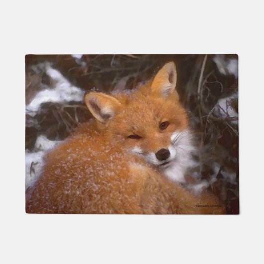 "Red Fox" Doormat Deurmat (Voorkant)