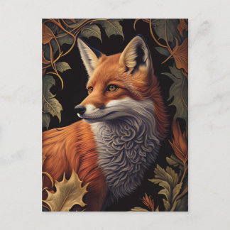Red Fox | Elegant Wildlife Animal Portret Briefkaart