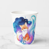 Red Fox Enchantment Verjaardag Papieren Bekers (Voorkant)