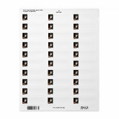 Red Fox Etiket (Full Sheet)