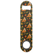Red Fox Feuilles Acorns Green (Dos)
