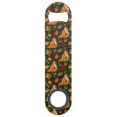 Red Fox Feuilles Acorns Green (Devant)