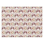 Red Fox Folk Art tafelkleed | Rustieke Herfst Oogs (Voorkant (Horizontaal))