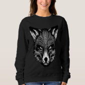 Red fox forest animal wild predator artwork  1 trui (Voorkant)