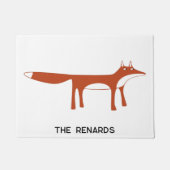Red Fox gepersonaliseerd Deurmat (Voorkant)