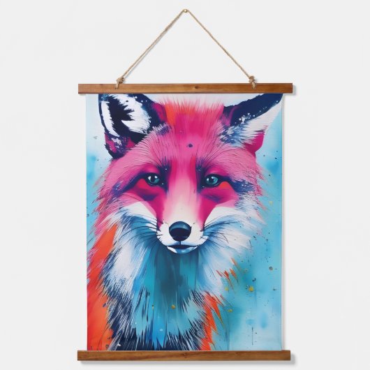 Red Fox Hangend Wandkleed (Voorkant)