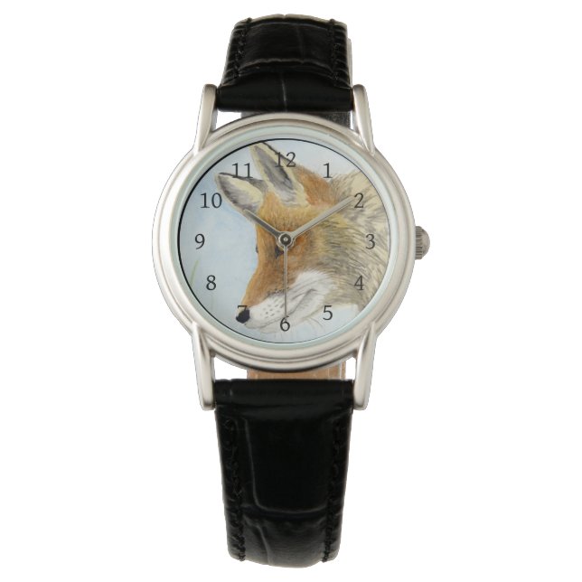 Red Fox Horloge (Voorkant)