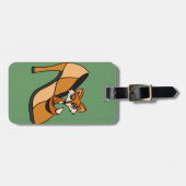 Red Fox in High Hiel Shoe Art Bagagelabel (Voorkant horizontaal)