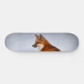 Red Fox in Winter Snow Skateboard (Horizontaal)