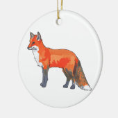 Red Fox Keramisch Ornament (Links)