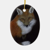 Red Fox Keramisch Ornament (Voorkant)