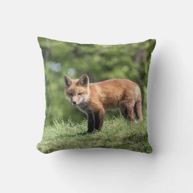 Red Fox Kit Kussen (Voorkant)