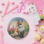 Red Fox Kit & Muispapier bord (Feest)