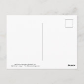 Red Fox Kits Speling Briefkaart (Achterkant)