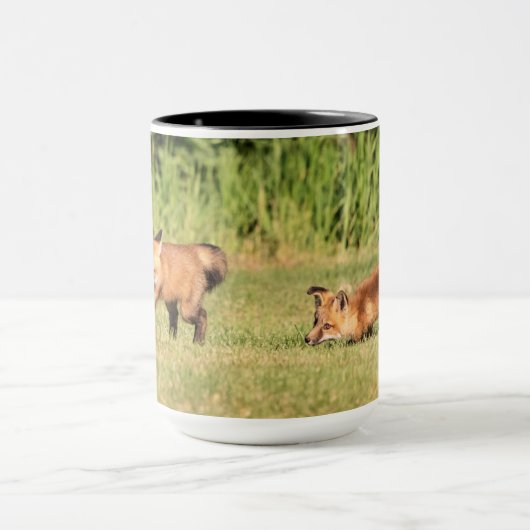 Red Fox Kits Speling Mok (Midden)