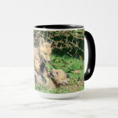 Red Fox Kits Speling Mok (Voorkant rechts)