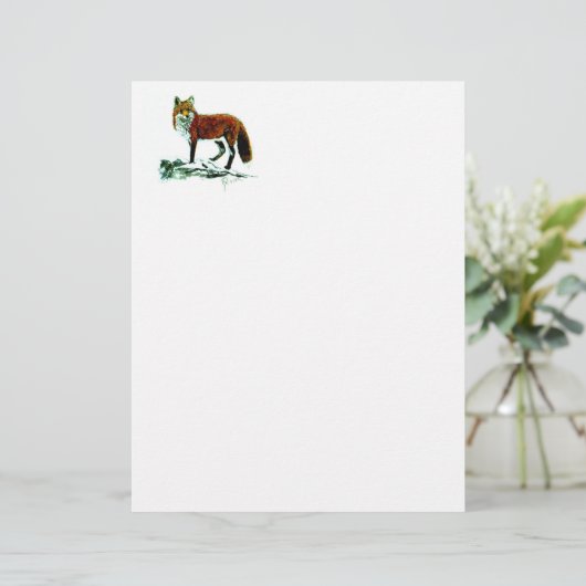 Red Fox Letterhead (Staand voorkant)