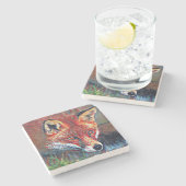 Red Fox Marble Onderzetter (Zijkant)
