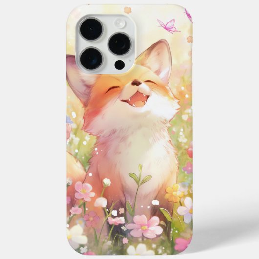 Red Fox Meadow Melody Case-Mate iPhone Case (Achterkant)