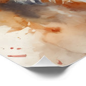 Red Fox no 1 Glanzend Poster Perfect Poster (Hoek)