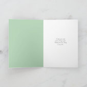 Red Fox over blauw-groen denken van u/Dank u Kaart (Binnen)