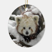 Red Fox Panda Bearcub Keramisch Ornament (Links)