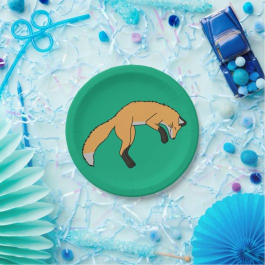 Red Fox Papieren Bordje (Feest)
