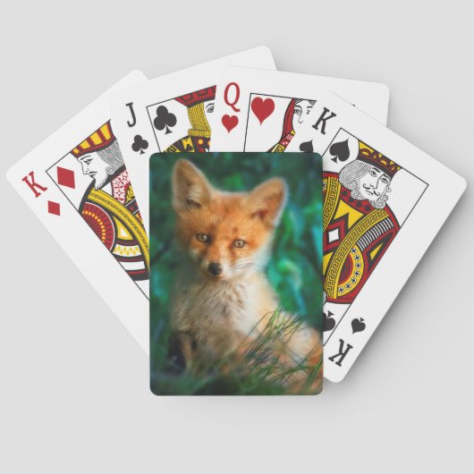 Red Fox Pokerkaarten (Achterkant)