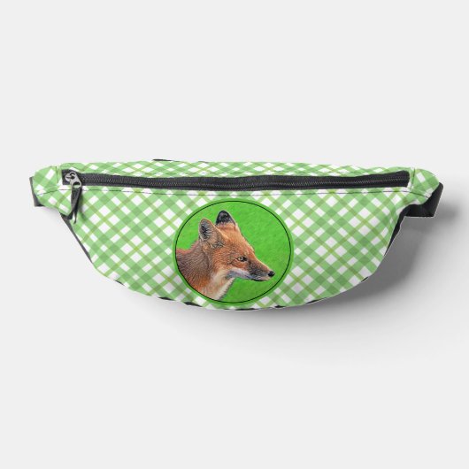 Red Fox Portrait Peinture Art original de la faune (Poser)