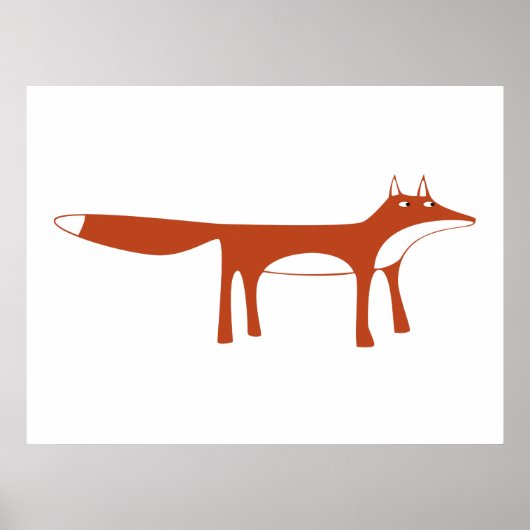 Red Fox Poster (Voorkant)