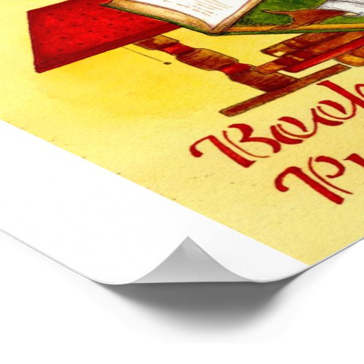 Red Fox Poster (Hoek)