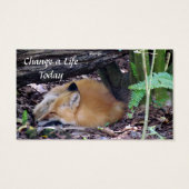 Red Fox Random Actes de gentillesse Carte (Dos)