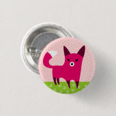 Red Fox Ronde Button 3,2 Cm (Voorkant /achterkant)