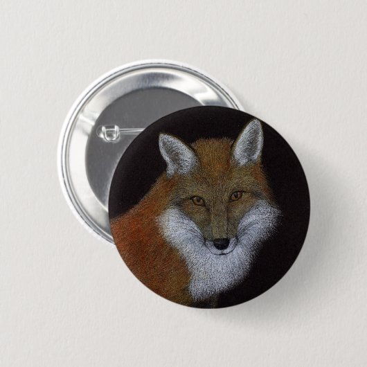 Red Fox Ronde Button 5,7 Cm (Voorkant /achterkant)