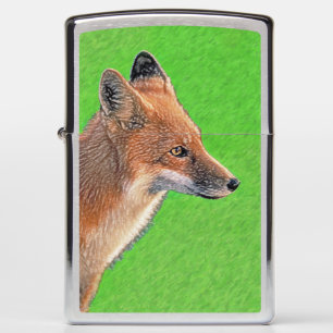Red Fox schilderen - Oorspronkelijke Wildlife Art