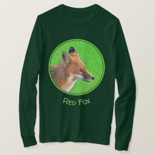 Red Fox schilderen - Oorspronkelijke Wildlife Art T-shirt