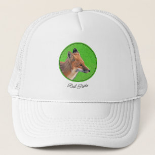 Red Fox schilderen - Oorspronkelijke Wildlife Art Trucker Pet