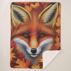 Red Fox Sherpa Blanket Deken