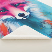 Red Fox Sherpa Blanket Deken (3/4)