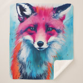 Red Fox Sherpa Blanket Sherpa Deken (Voorkant)