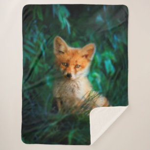 Red Fox Sherpa Deken